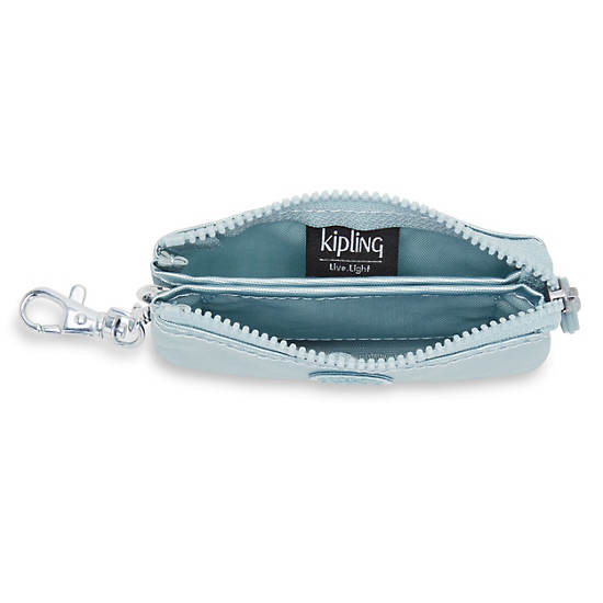 Plecaki Kipling Creativity Mini Metallic Pouch Keychain Aqua | PL 1116MQ